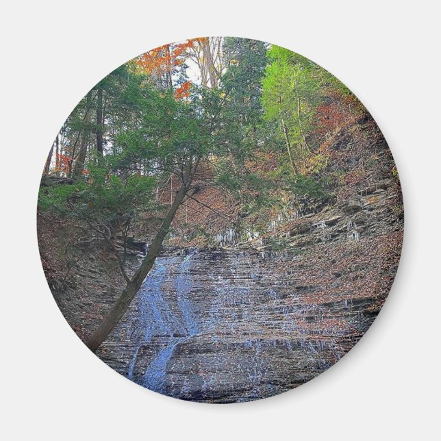 Buttermilk Falls Cuyahoga Nationalpark Ohio Magnet (Vorne)