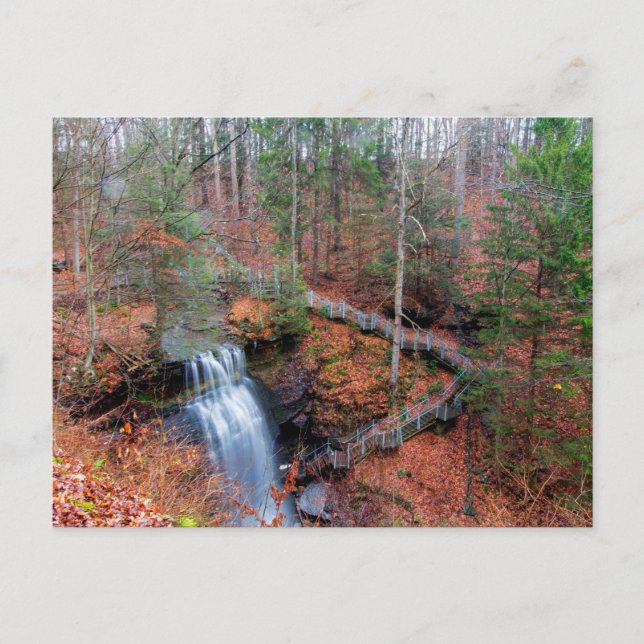Buttermilk Falls, Indiana County, Pennsylvania Postkarte (Vorderseite)