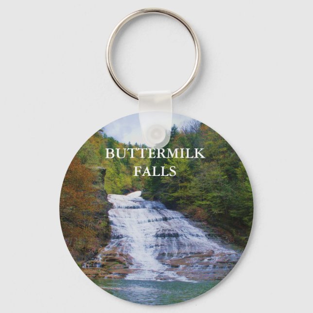 BUTTERMILK FALLS Schlüsselanhänger (Vorderseite)