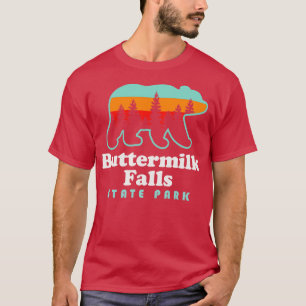 Buttermilk Falls Staat Park Ithaca New York Bear T-Shirt