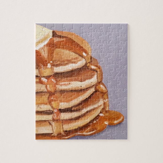 Buttermilk Pancakes Shortstack Frühstückspainting (Vertikal)