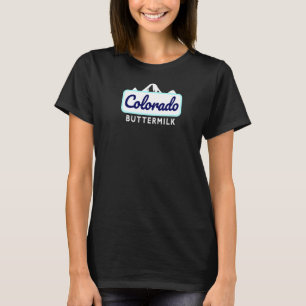 Buttermilk Retro Navy Blue Old School Buttermilk C T-Shirt