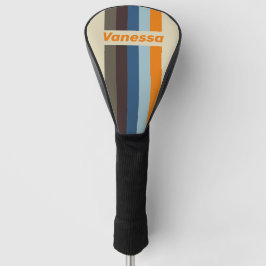Butternut Fade Pin Striped with Name Golf Headcover