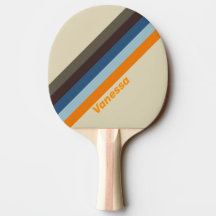 Butternut Fade Strichen mit Name Ping Pong Paddle