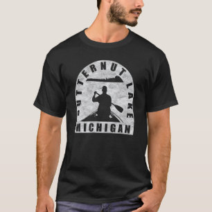 Butternut Lake Canoeing Michigan T-Shirt