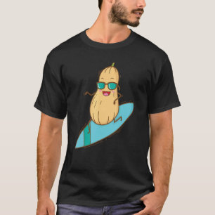 Butternut Squash Surfen im Wasser T-Shirt