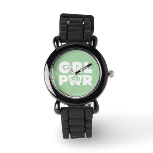 Butterschale:Girl-Power Armbanduhr