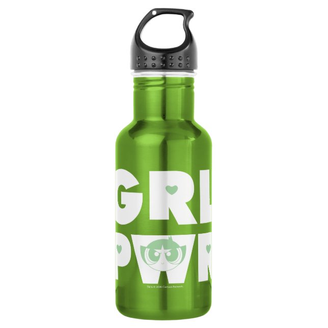 Butterschale:Girl-Power Edelstahlflasche (Vorderseite)