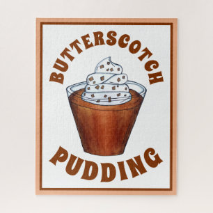 Butterscotch Pudding gepeitschte Creme Süd Food