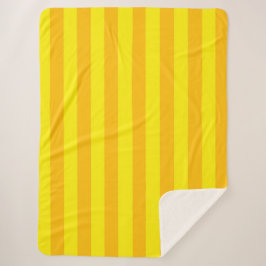 Butterscotch Stripe Sherpa Blanket Sherpadecke