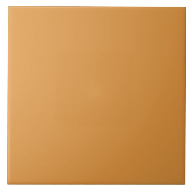 Butterscottisch Gelbbraune Karamellplatte Fliese (Vorderseite)