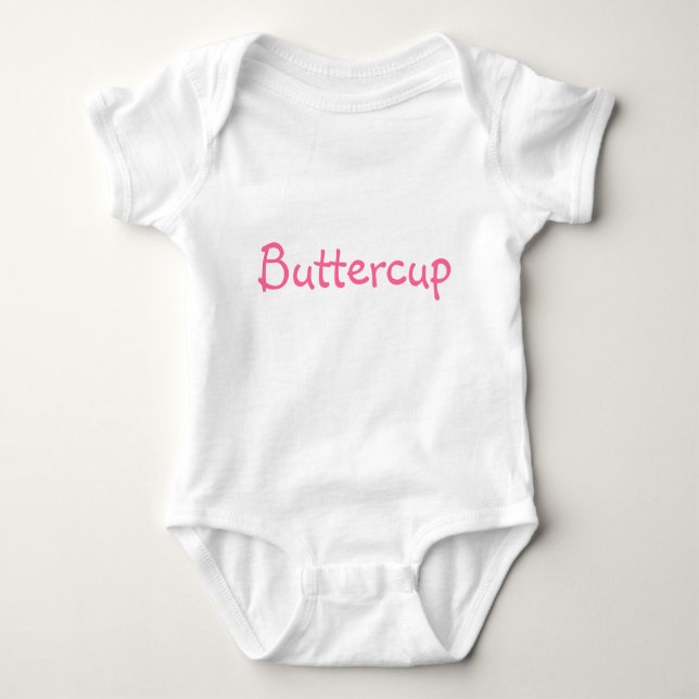 Buttertasse Baby Strampler (Vorderseite)