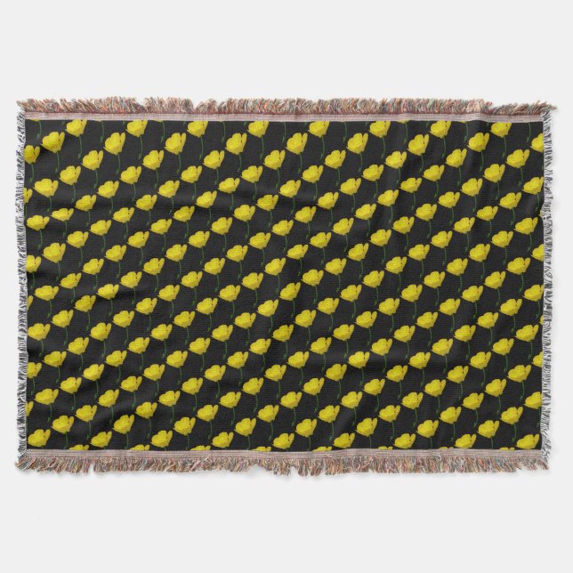Buttertasse Gelbe Buttertasse Kehlkopf Knöchel Decke (Vorderseite)