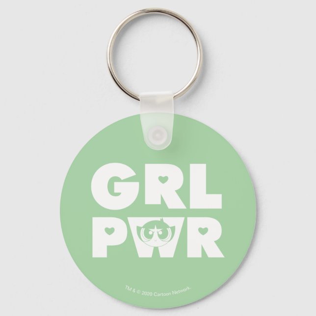 Buttertasse: Girl-Power Schlüsselanhänger (Vorderseite)