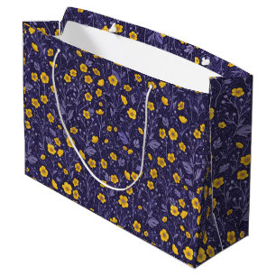 Buttertassen, gelb und violett große geschenktüte