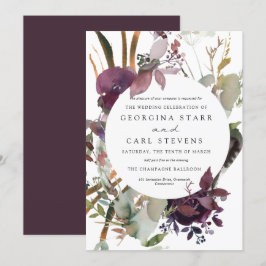 Butterum & Plum Botanische Hochzeit Einladung