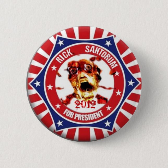 Button 2012 Rick Santorum (Vorderseite)