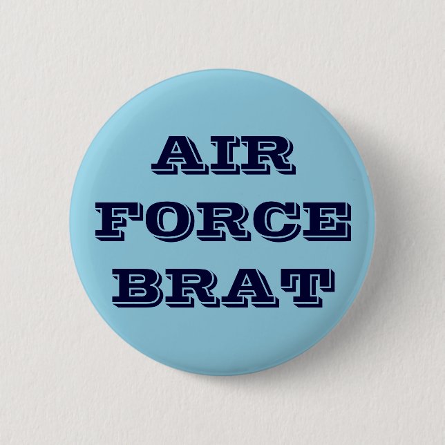 Button Air Force Brat (Vorderseite)