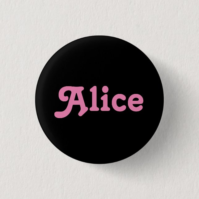 Button Alice (Vorderseite)
