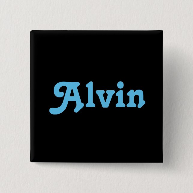 Button Alvin (Vorderseite)