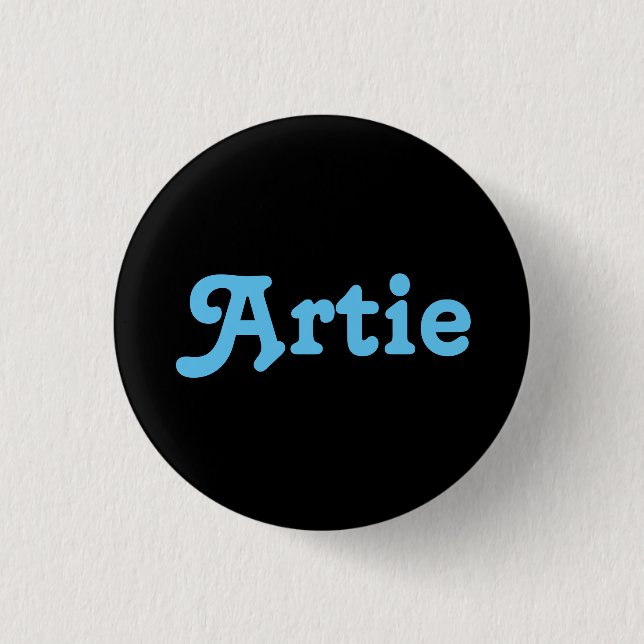 Button Artie (Vorderseite)