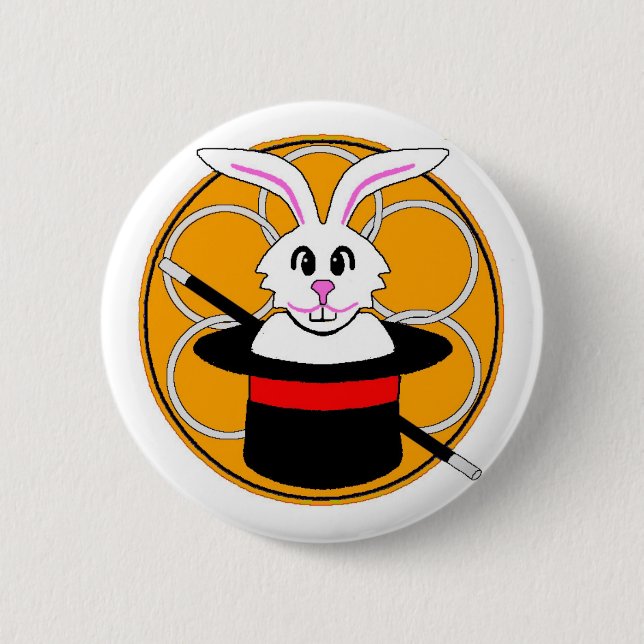 Button-Auf Abzeichen - Leistungs-Magie Button (Vorderseite)