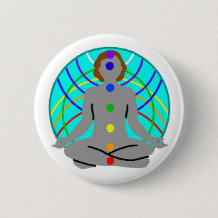 Button-Auf Abzeichen - psychische Künste Button