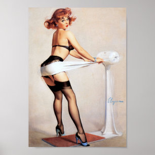 Button ausarbeiten poster