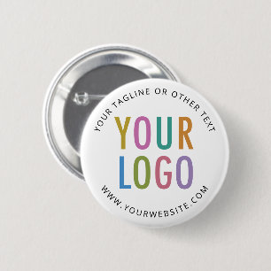 Button Back Button mit Logo Custom Round Abzeichen