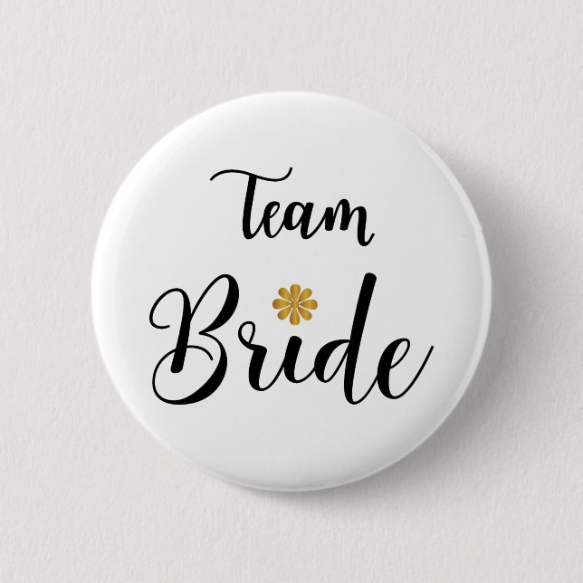 Button-Back-Button von Team Bride Bachelore Button (Vorderseite)