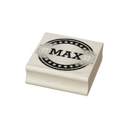 Button / Banner - Graue Stars + YOURS Gummistempel