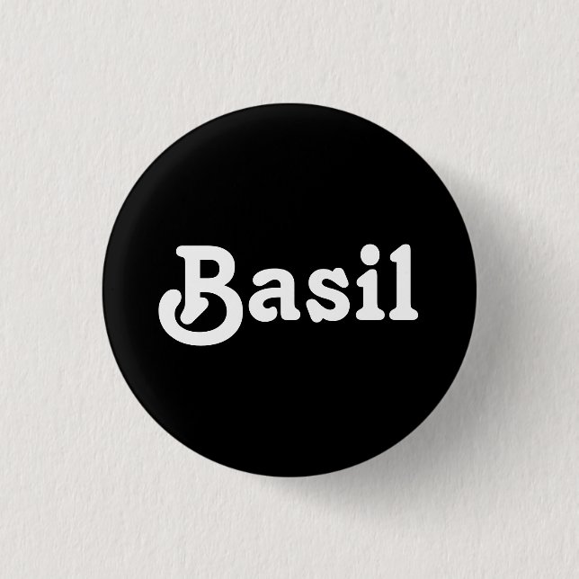 Button Basil (Vorderseite)