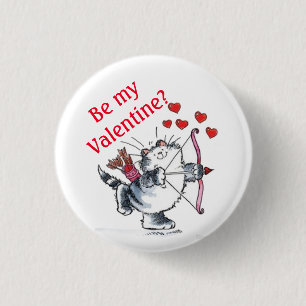 Button - Be my Valentine? 