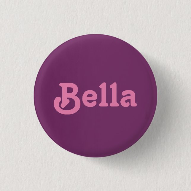 Button Bella (Vorderseite)