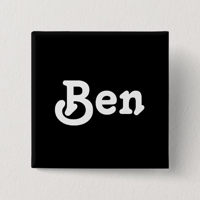 Button Ben (Vorderseite)