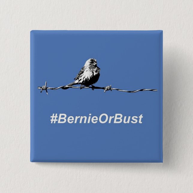 Button Bernie oder Bust (Vorderseite)