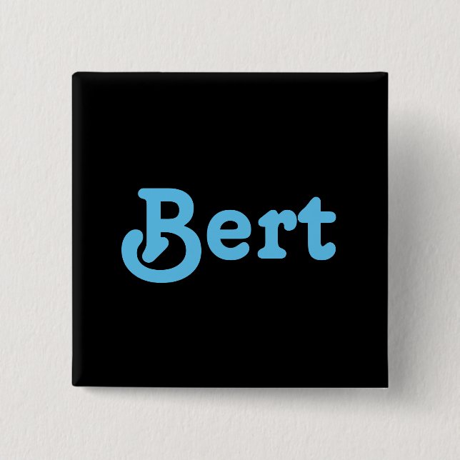 Button Bert (Vorderseite)