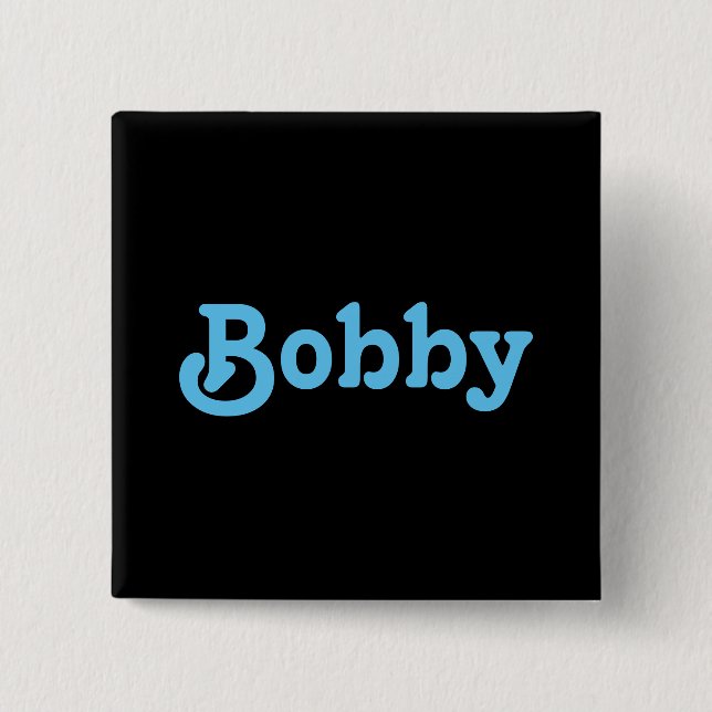 Button Bobby (Vorderseite)