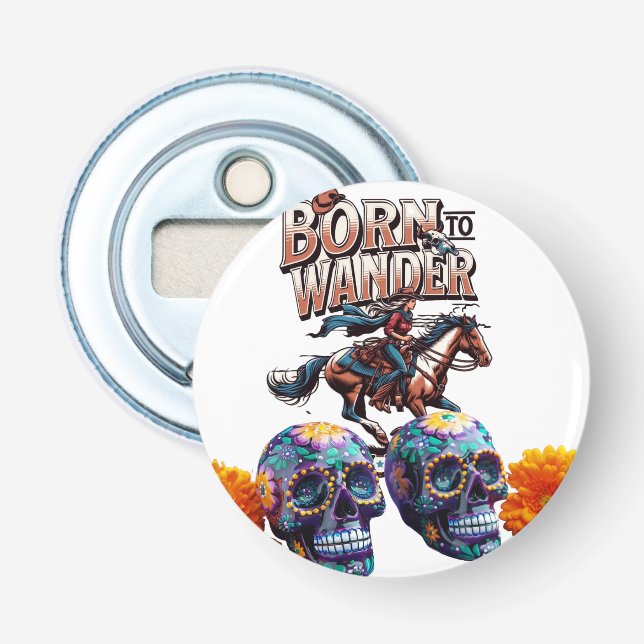 Button Bottle Opener Flaschenöffner (Vorderseite)