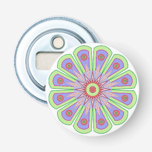 Button Bottle Opener mit kreativer Kunstsicht Flaschenöffner