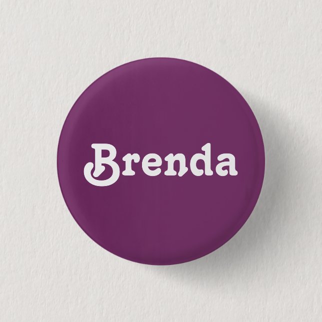 Button Brenda (Vorderseite)