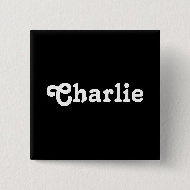 Button Charlie (Vorderseite)