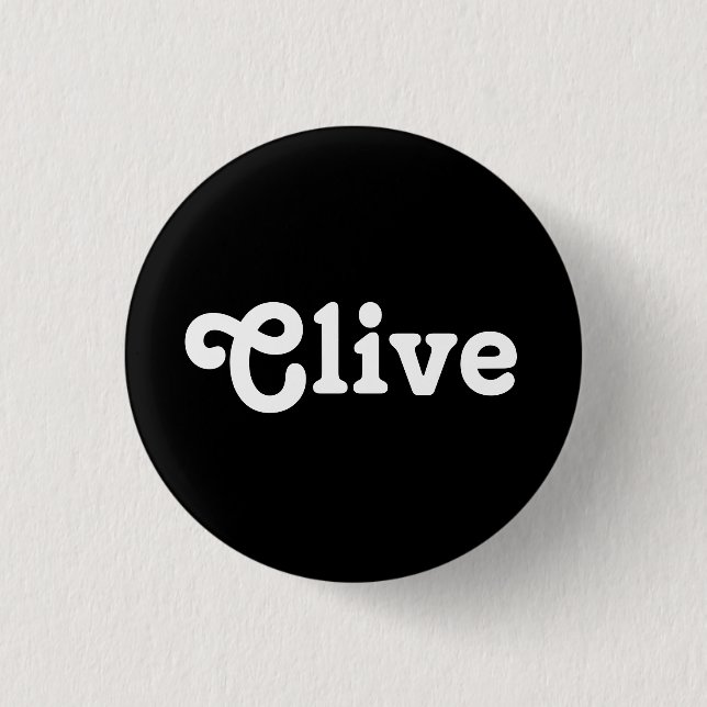 Button-Clive Button (Vorderseite)