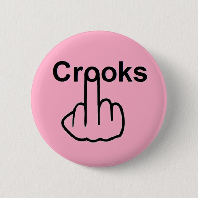 Button Crooks Gedreht (Vorderseite)