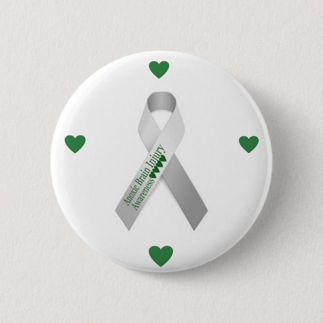 Button der anoxischen Gehirnschädigung (Vorderseite)