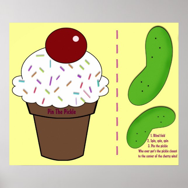 Button der Babydusche Poster (Vorne)