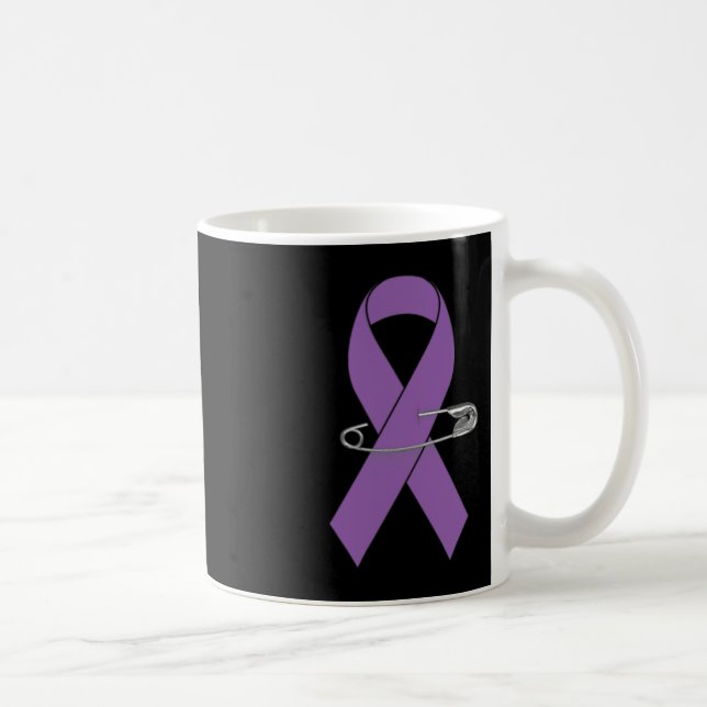 Button der Band - Bauchspeicheldrüsenkrebs-Element Kaffeetasse (Rechts)