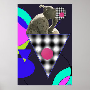 Button der Eiscreme in der Gesellschaft Poster