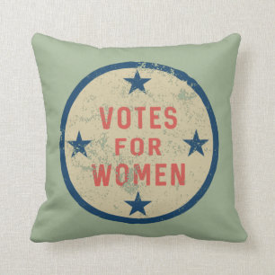 Button der Vintagen Bewegung für Frauen Kissen