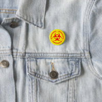 Button der Warnschaltfläche für die rote Biogefähr